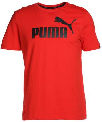 Puma LOGO TEE Print Tshirt flame scarlet