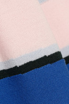 Thumbnail for your product : Band Of Outsiders Pool-intarsia merino wool sweater