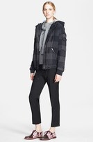 Thumbnail for your product : Band Of Outsiders Felted Wool Sweater with Hood