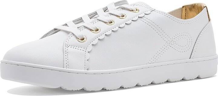 Lilly Pulitzer The Lilly Sneakers Women's Shoes Resort White : 6.5 M, Leather