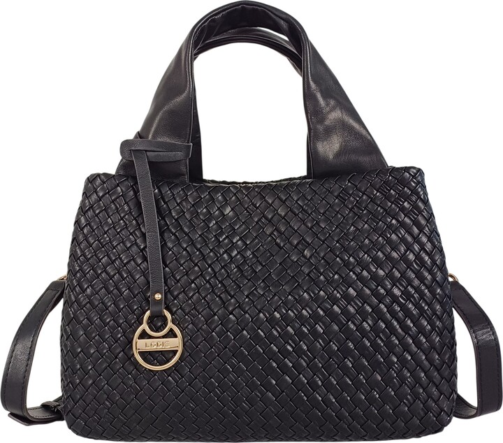 Lodis Eleanor Woven Crossbody Bag