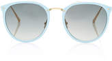 Linda Farrow Butterfly-Frame Acetate Sunglasses