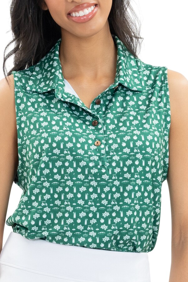 Kenny Flowers The Country Club - Ladies Sleeveless Golf Polo