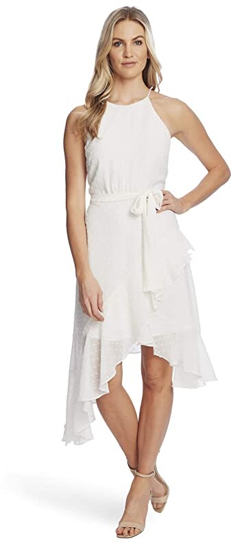 cece floral print asymmetrical dress