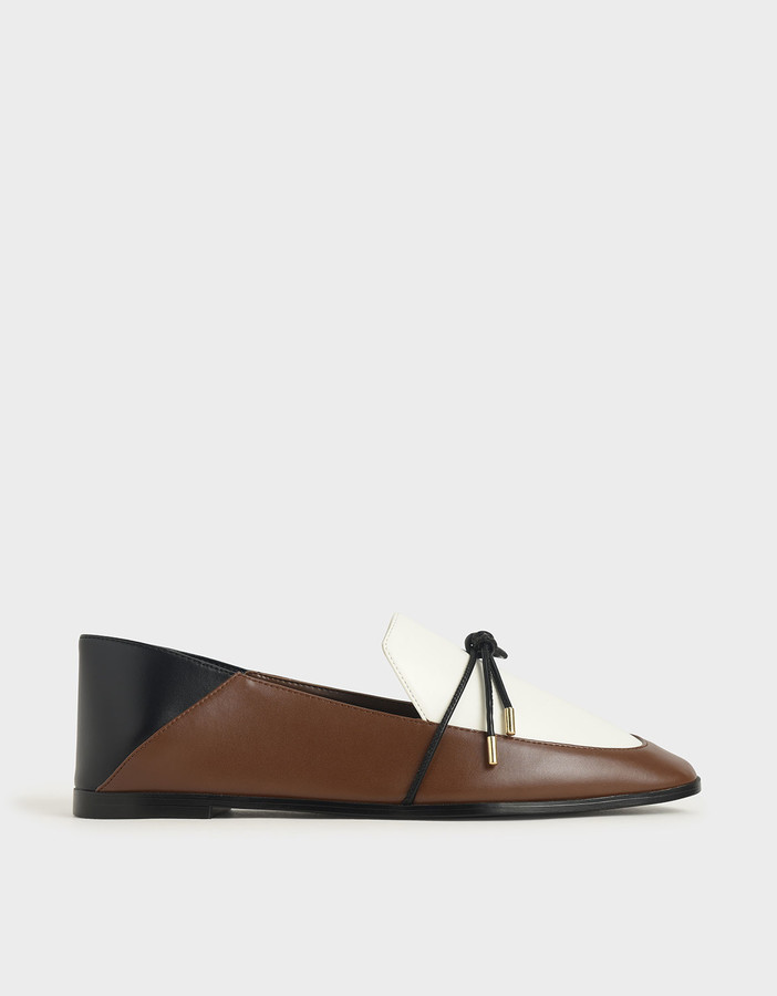 Charles & Keith BowTie Loafers ShopStyle Flats