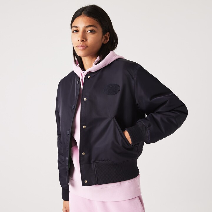 Lacoste Women's Quilted Nylon Bomber Jacket - ShopStyle