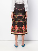 Thumbnail for your product : La DoubleJ Mexican print midi skirt