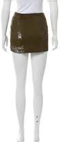 Thumbnail for your product : Haute Hippie Sequin Embellished Mini Skirt