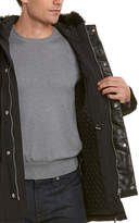 Thumbnail for your product : The Kooples Leather-Trim Parka
