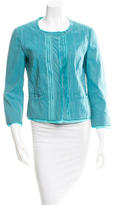 Thumbnail for your product : Prada Silk Cropped Jacket