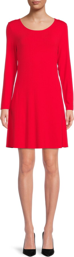 Nine.Eight Women’s Long Sleeve T-Shirt Dress