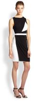 Thumbnail for your product : Bailey 44 Blocked Jersey Drape Dress