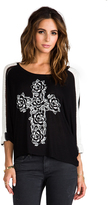 Thumbnail for your product : Lauren Moshi Nellie Rose Cross Sweater