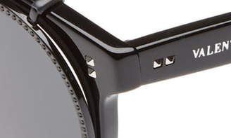 Valentino 47mm Round Sunglasses