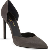 Thumbnail for your product : Saint Laurent d'orsay suede pointed heels