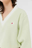 Thumbnail for your product : Champion UO Exclusive Oversized V-Neck Cropped Sweatshirt