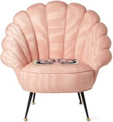 Thumbnail for your product : Gucci Moiré armchair with embroidered butterfly