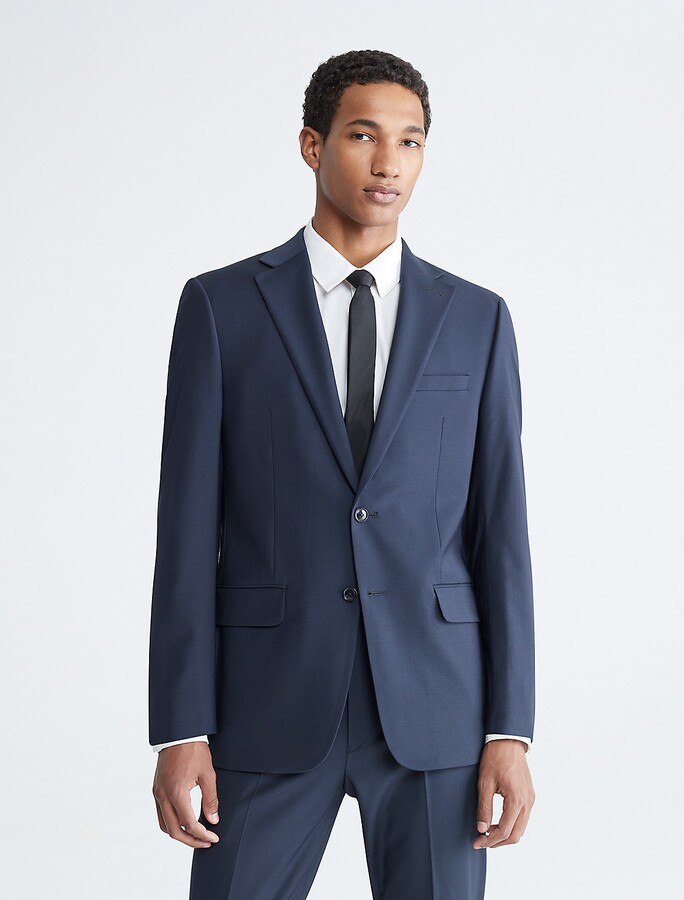 Calvin Klein Men's Slim Fit Navy Suit Jacket