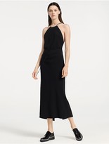 Thumbnail for your product : Calvin Klein Stretch Cady Evening Halter Dress