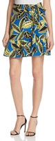 Thumbnail for your product : Moschino Boutique Printed Faux-Wrap Skirt
