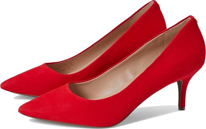 Cole Haan The Go-To Park Pump 65 mm (True Red Suede) Women's Shoes -  ShopStyle