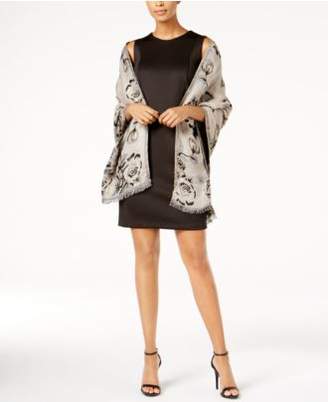 INC International Concepts Floral Jacquard Wrap & Scarf in One, Created for Macy's