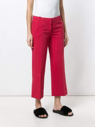 Kiltie casual cropped trousers