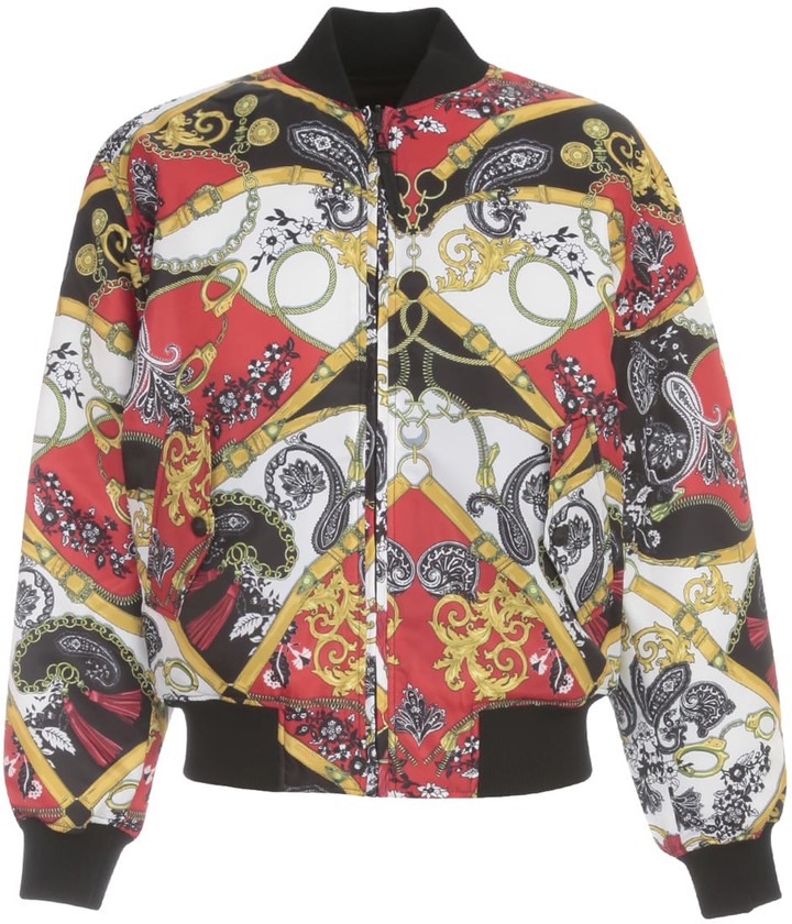 red versace jacket
