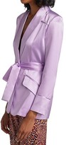 Thumbnail for your product : Adriana Iglesias Iba Silk Belted Blazer Jacket