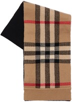 Thumbnail for your product : Burberry Check Cashmere & Merino Wool Scarf