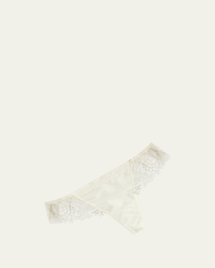Simone Perele Wish Lace Mesh Tanga