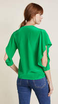 Thumbnail for your product : Michelle Mason Flutter Sleeve Blouse