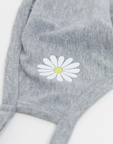 Thumbnail for your product : ASOS DESIGN 2 pack face coverings with daisy and moon placement print