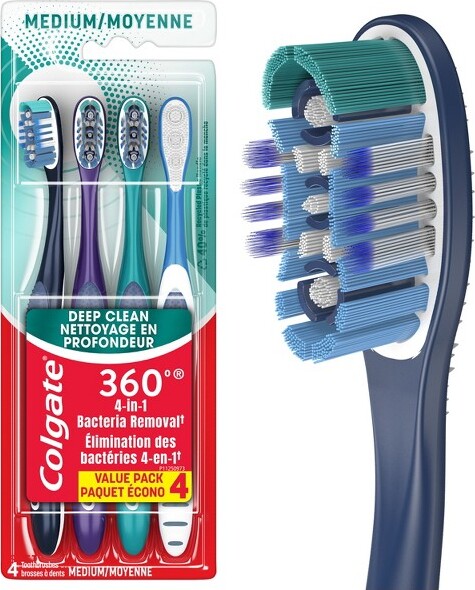 Colgate360DeepCleanManualToothbrush-Medium-4ct