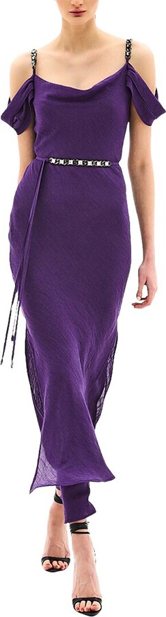 BGL Silk-Blend Midi Dress