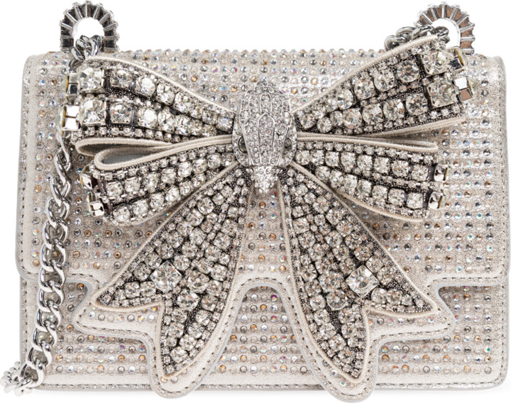 Kurt Geiger Bow Small Shoreditch Bag  - Silver