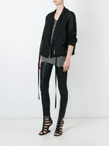 Thumbnail for your product : Ann Demeulemeester sheer sleeves jacket