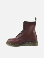 Thumbnail for your product : Dr. Martens 1460 Combat Boots In Smooth Leather With Contrasting Stitching