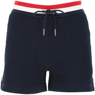 Thom Browne Seersucker Tricolour Striped Waistband Shorts