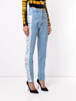 Thumbnail for your product : Pony Stone straight-leg distressed jeans