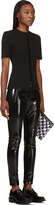 Thumbnail for your product : Dion Lee Black Linear Ponti T-Shirt