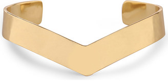 Maje Hammered Gold-Tone Bracelet - for Women