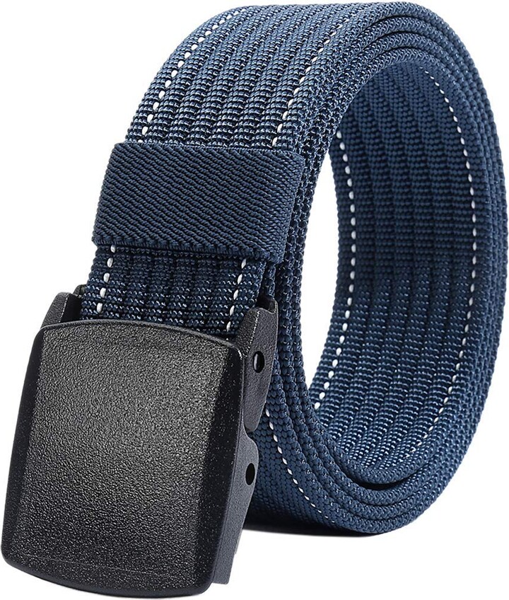 LionVII Men Nylon Belt Tactical Military Style with Plastic Buckle
