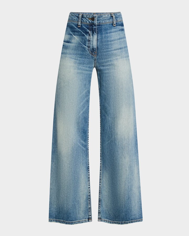 Nili Lotan Megan Wide-Leg Jeans