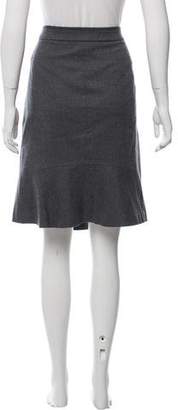 Ted Baker Wool-Blend Knee Length Skirt