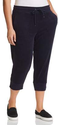 Andrew Marc Plus Terry Cropped Jogger Pants