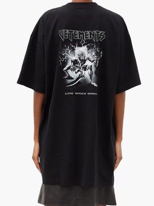 vetements heavy metal tee