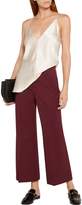 Thumbnail for your product : Rosetta Getty Cropped Wool-blend Twill Flared Pants