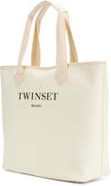 Thumbnail for your product : Twin-Set logoed heart tote bag
