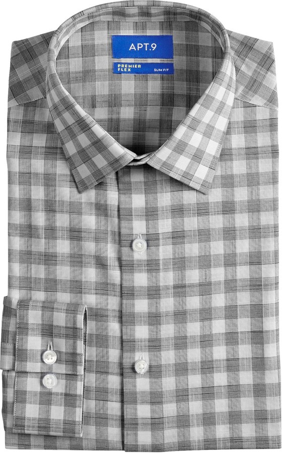apt 9 stretch slim fit shirt